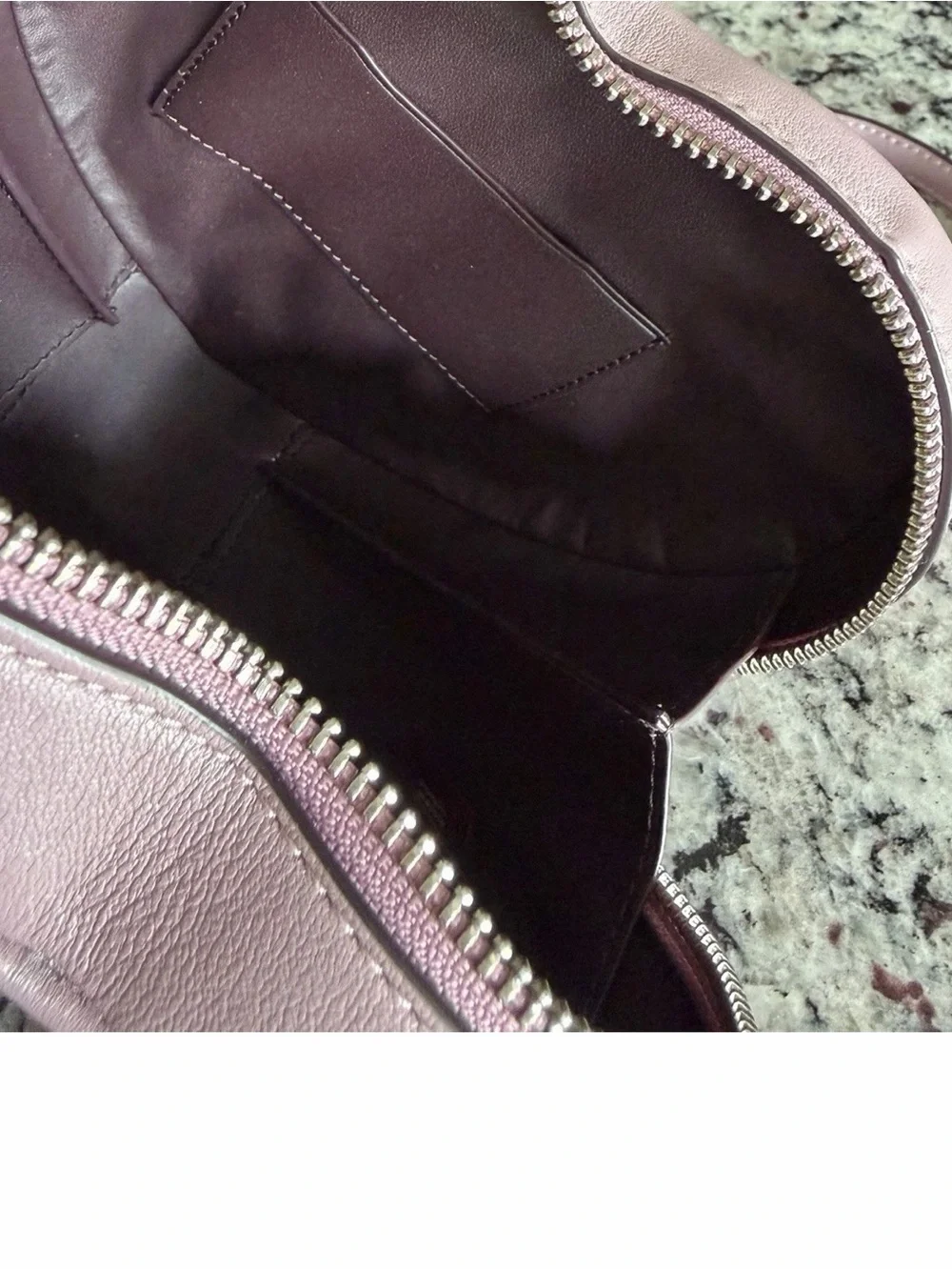 Coach Quilted Heart Crossbody Bag Soft Purple
